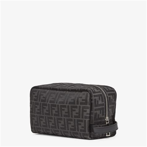 FF jacquard fabric toiletry case 